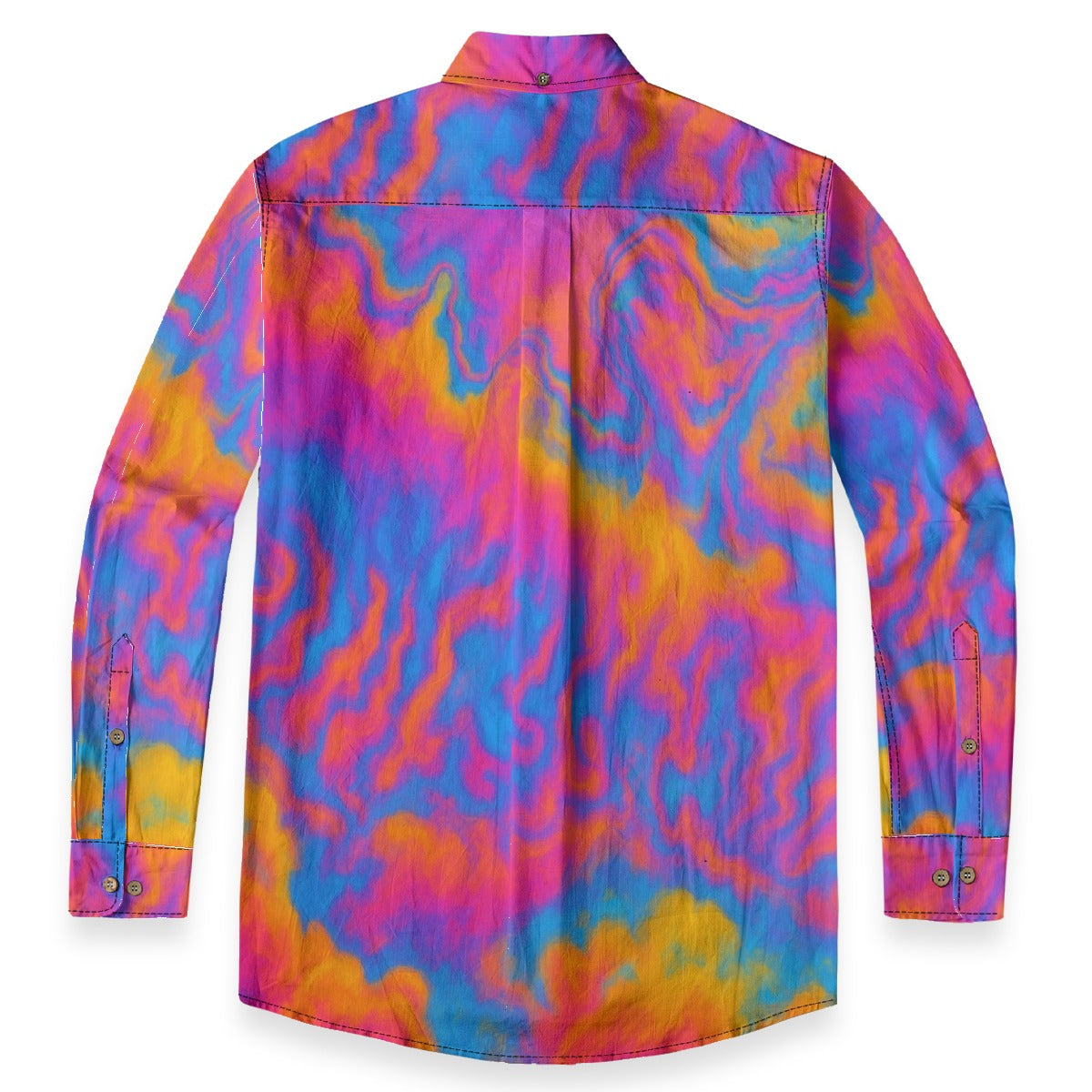 Men's Casual Lapel Long Sleeve Shirt|125GSM Cotton