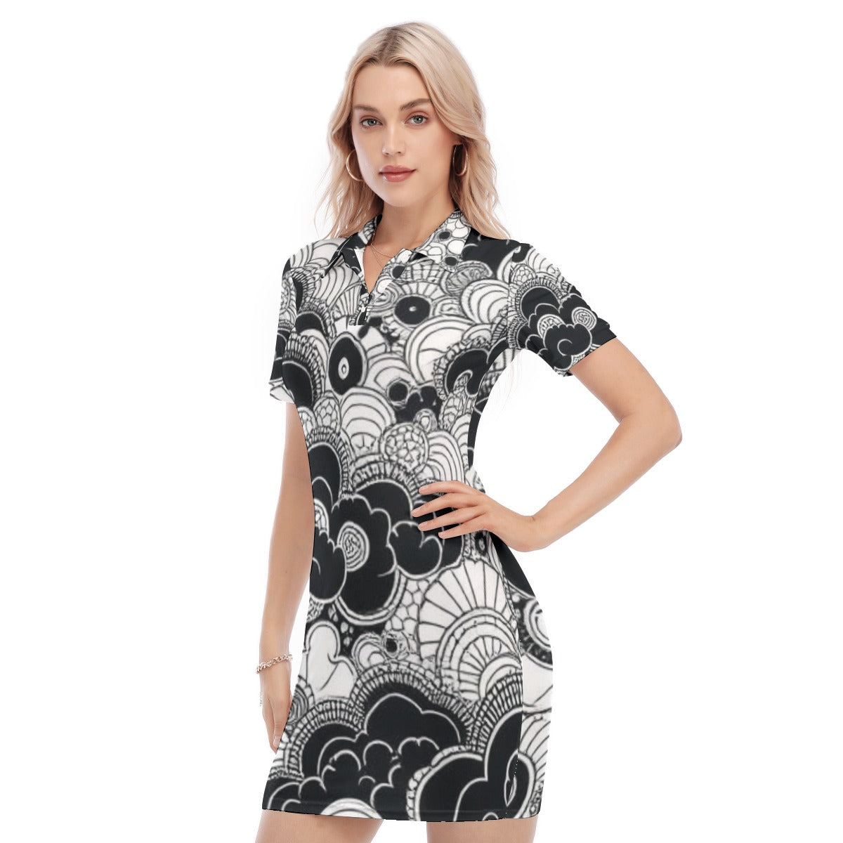 Women's Polo Collar Dress