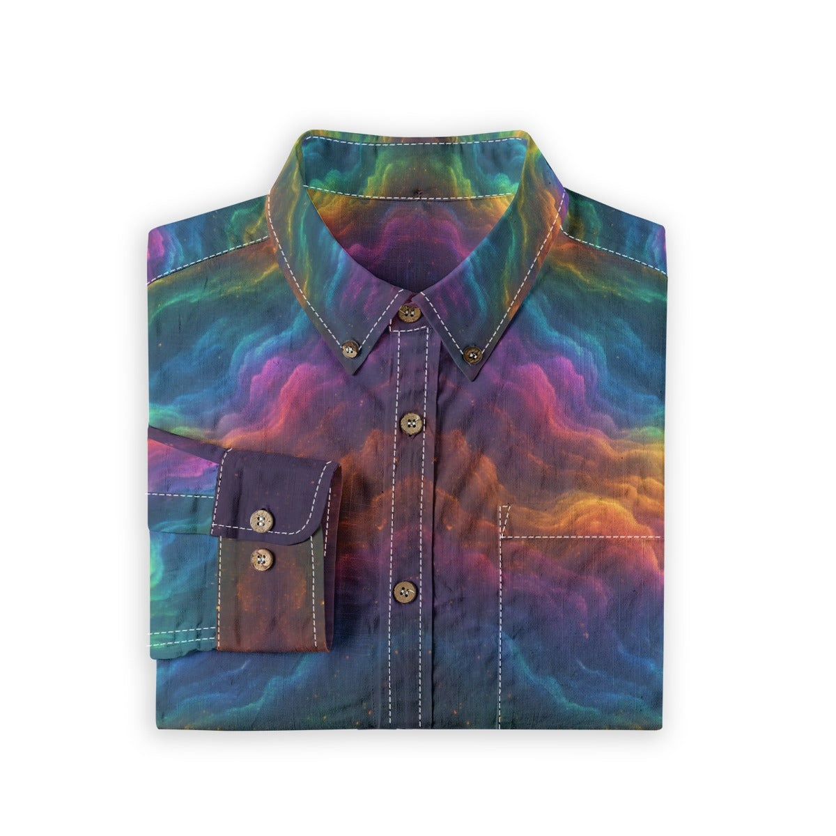 Men's Casual Lapel Long Sleeve Shirt|125GSM Cotton