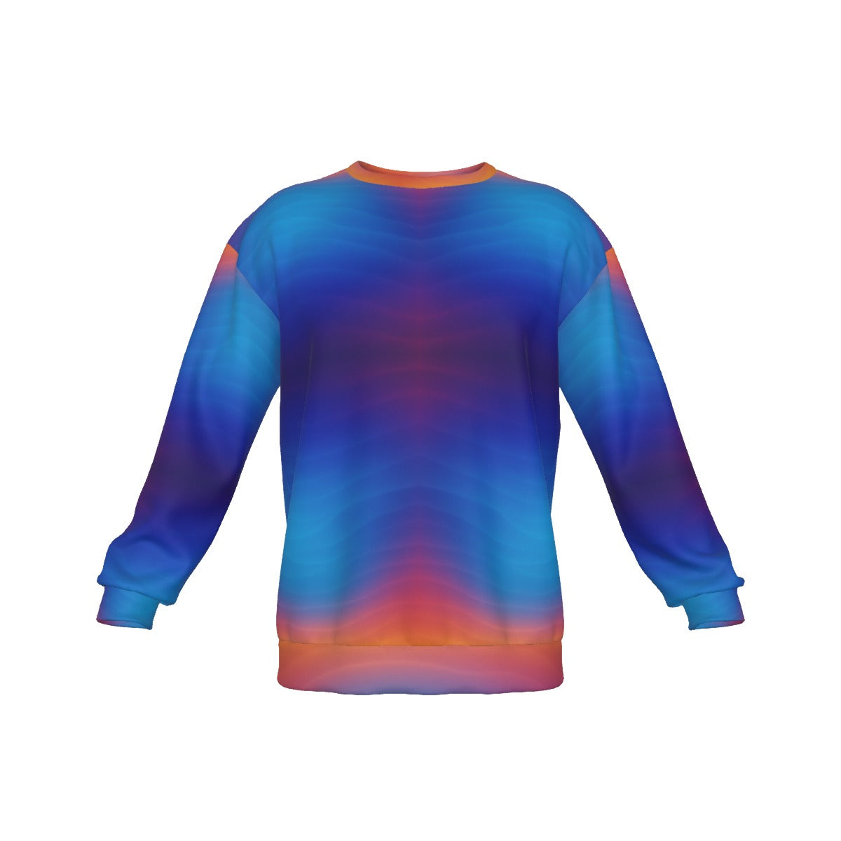 Men's Drop Shoulder Round Neck Long-Sleeved Sweatshirt