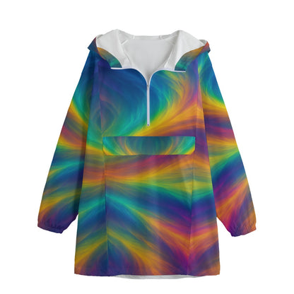 Unisex Windbreaker Long Jacket