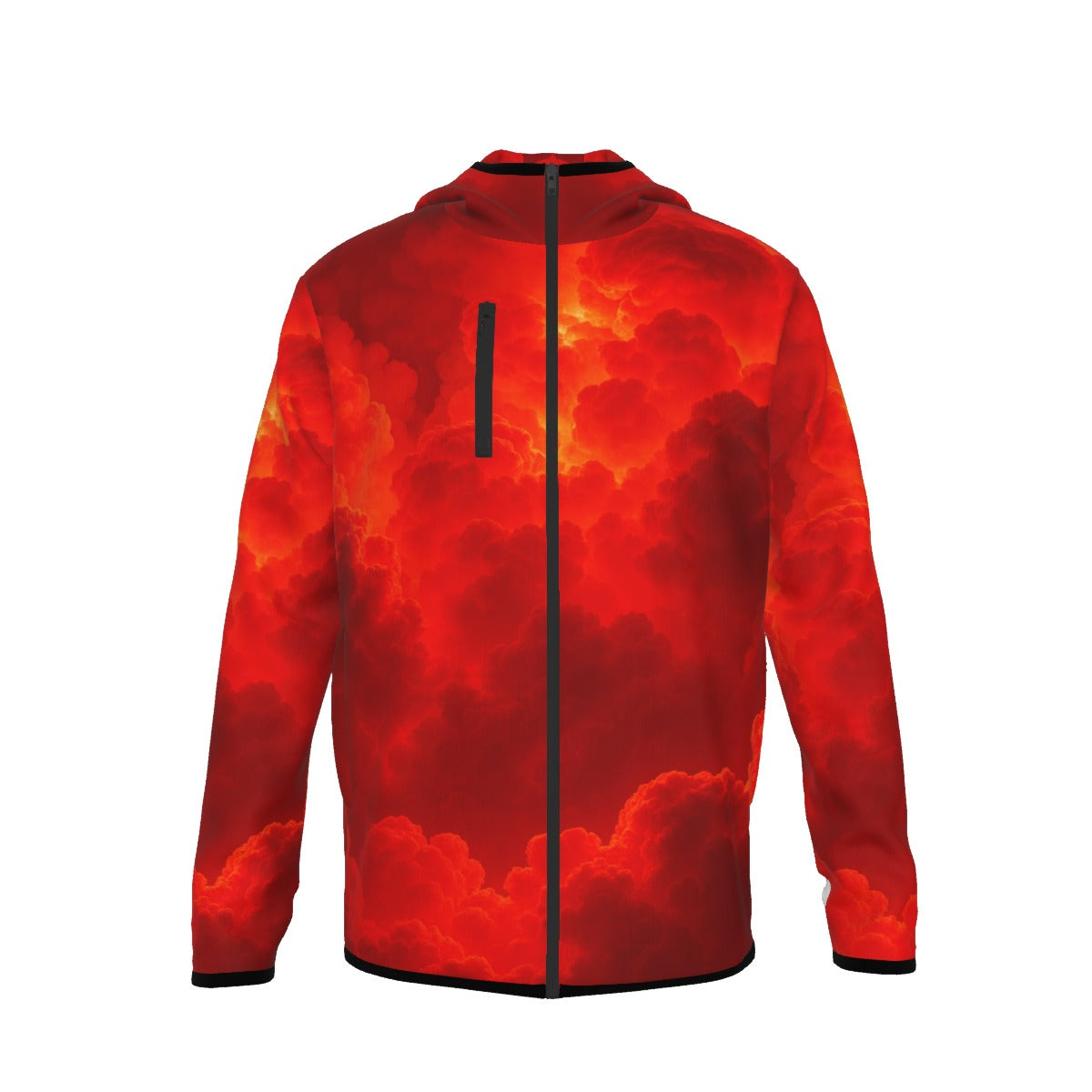 Men's Stylish Hoodie with Thumb Hole Design - view 1