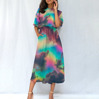 Women's Elastic Waist Dress
