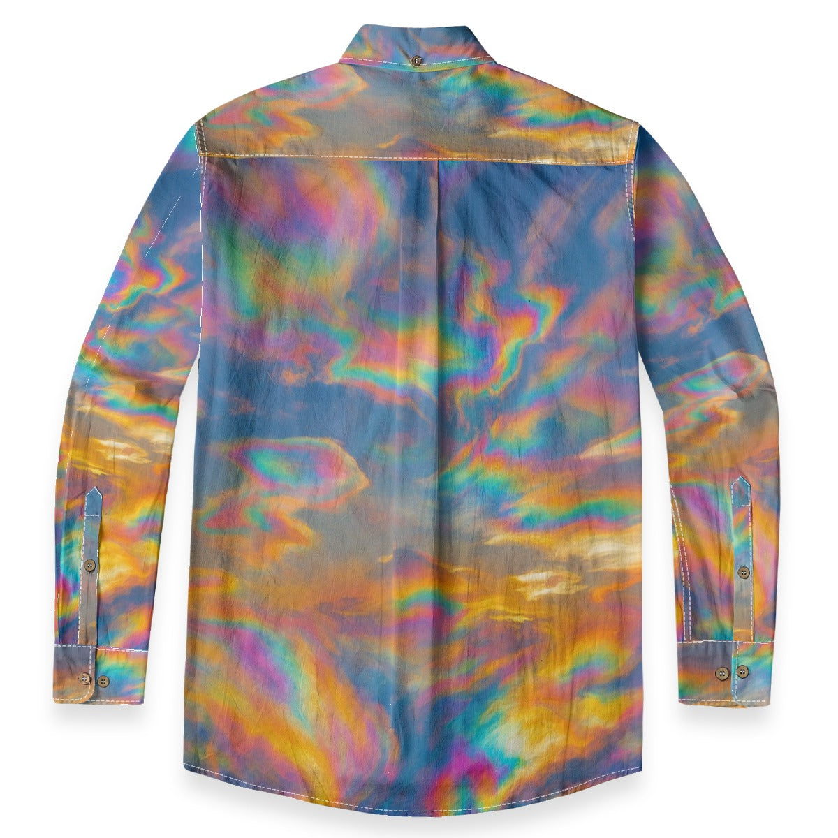 Men's Casual Lapel Long Sleeve Shirt|125GSM Cotton