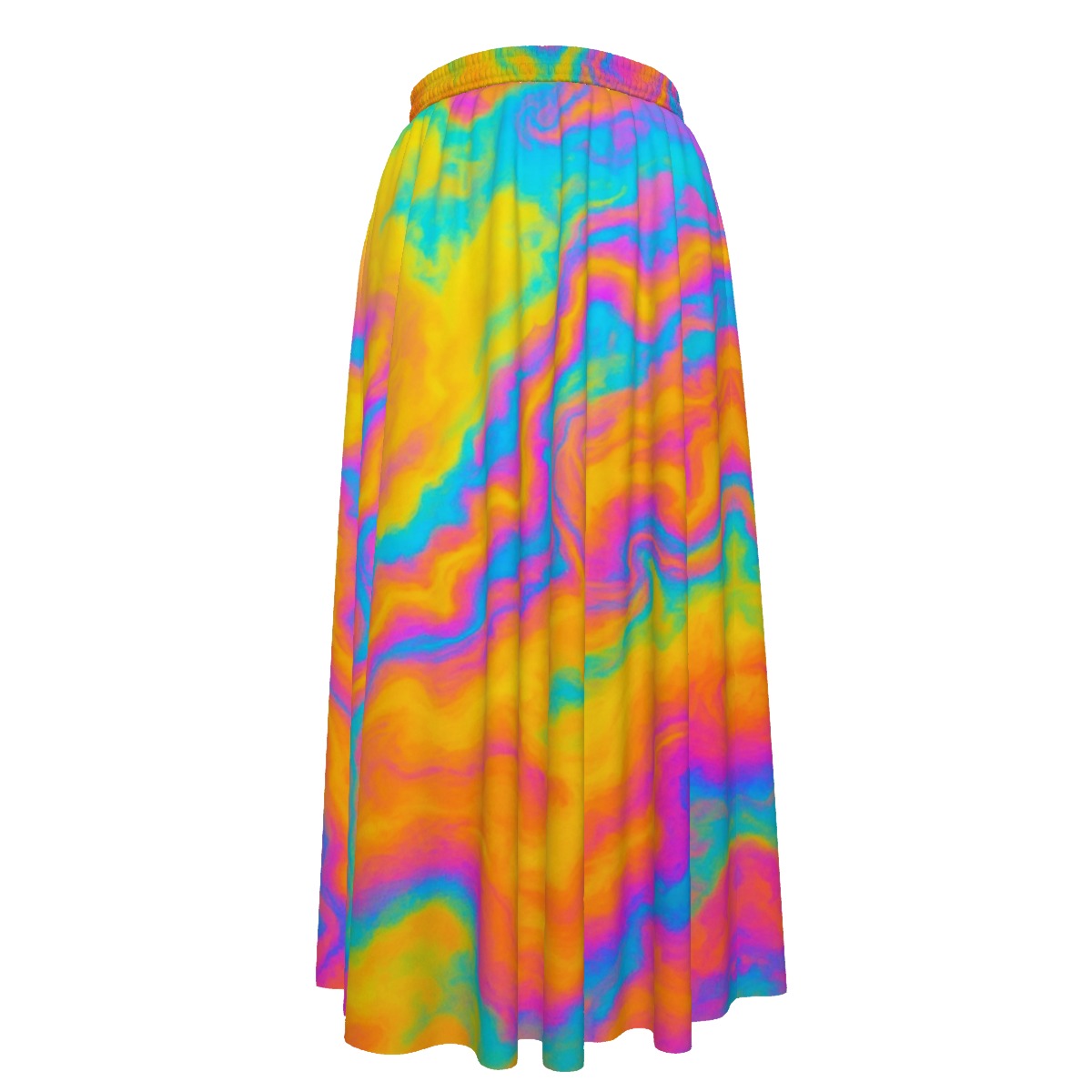 Women's Maxi Chiffon Skirts With Lining