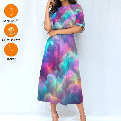 Women's Elastic Waist Dress