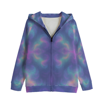 Unisex Kid's Zip Up Raglan Sleeve Hoodie | 310GSM Cotton