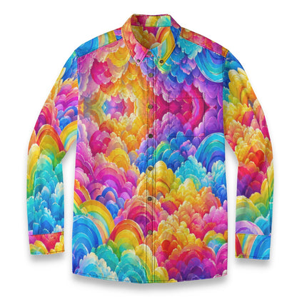 Men's Casual Lapel Long Sleeve Shirt|125GSM Cotton