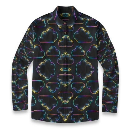 Men's Casual Lapel Long Sleeve Shirt|125GSM Cotton