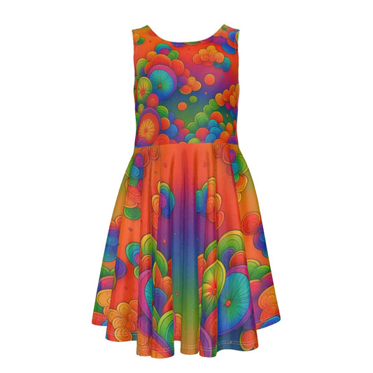 Unisex Kid's Sleeveless Vest Dress