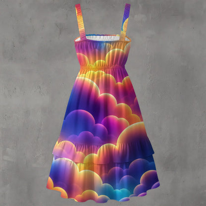 Women‘s Ruffle Hem Dress