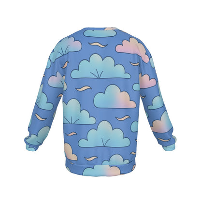 Men's Drop Shoulder Round Neck Long-Sleeved Sweatshirt