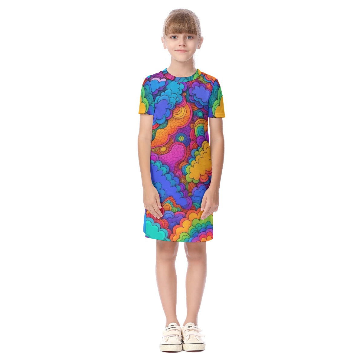 Unisex Kid's Short Sleeve Dress