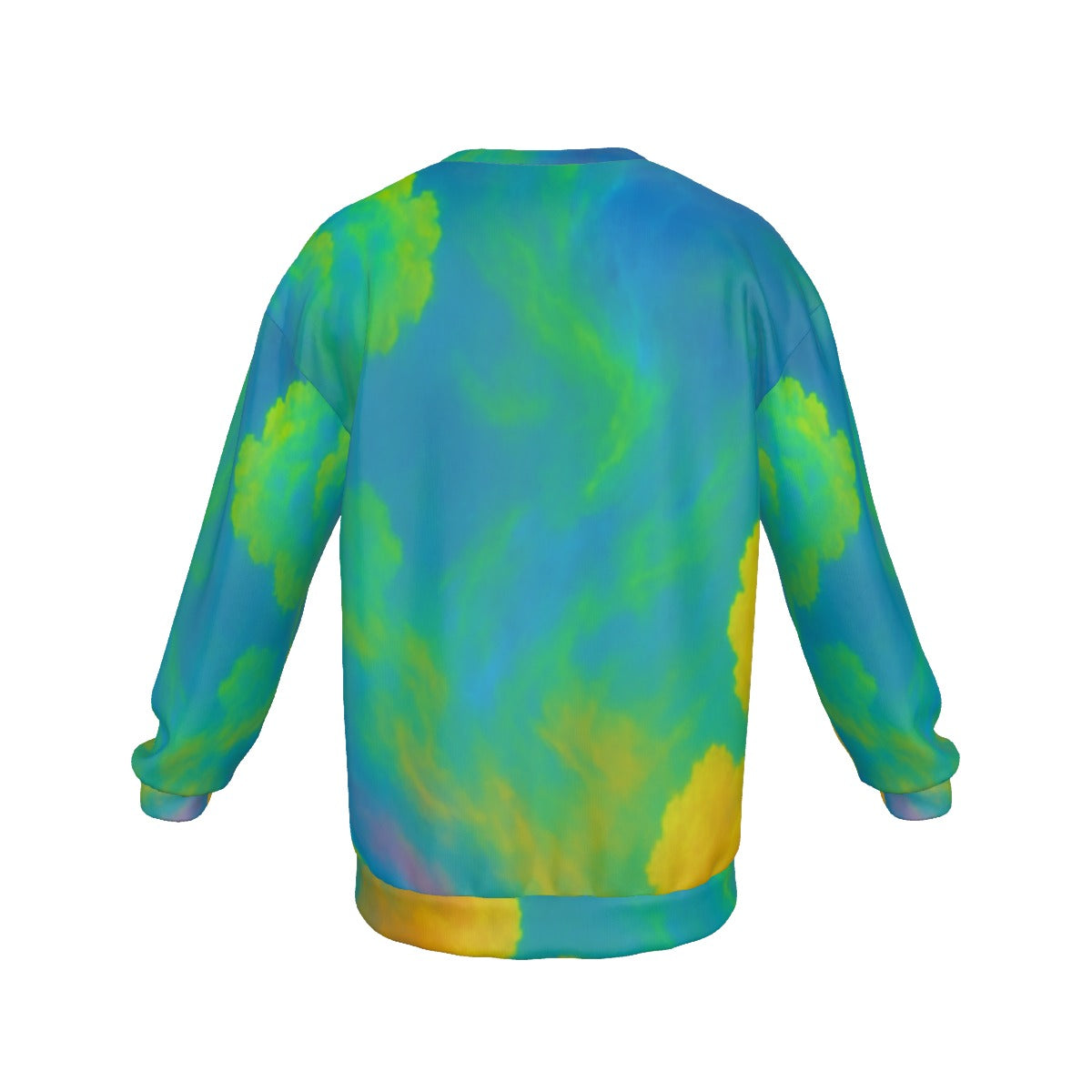 Men's Drop Shoulder Round Neck Long-Sleeved Sweatshirt