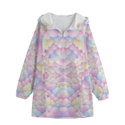 Unisex Windbreaker Long Jacket