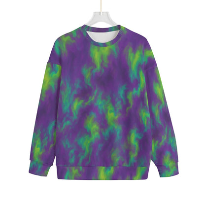 Unisex Drop-shoulder Knitted Fleece Sweater - view 1