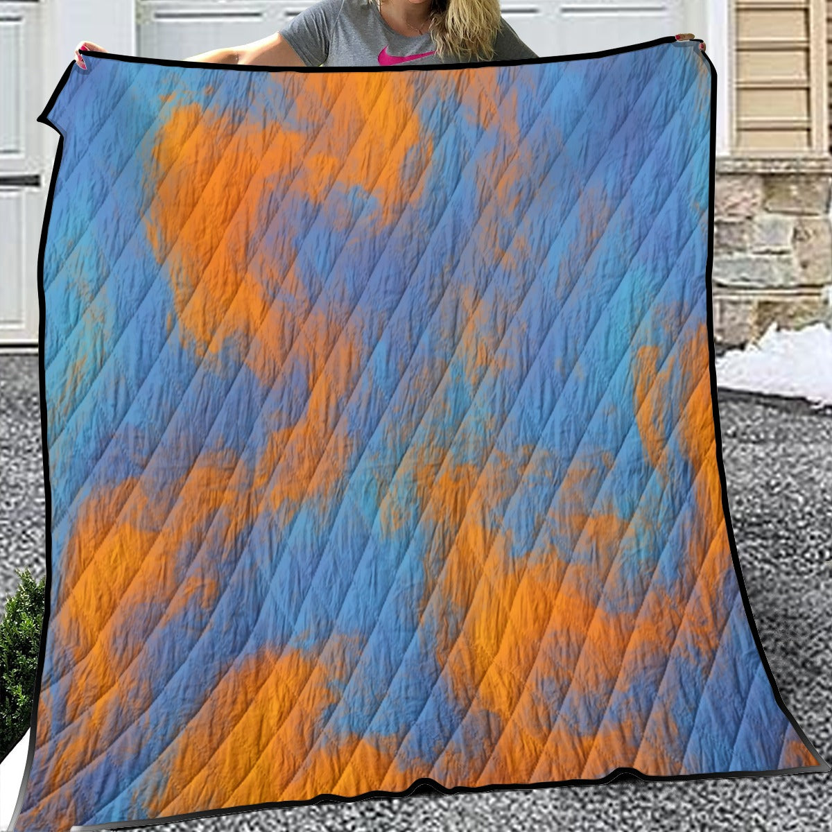 Unisex Lightweight & Breathable Quilt With Edge-wrapping Strips