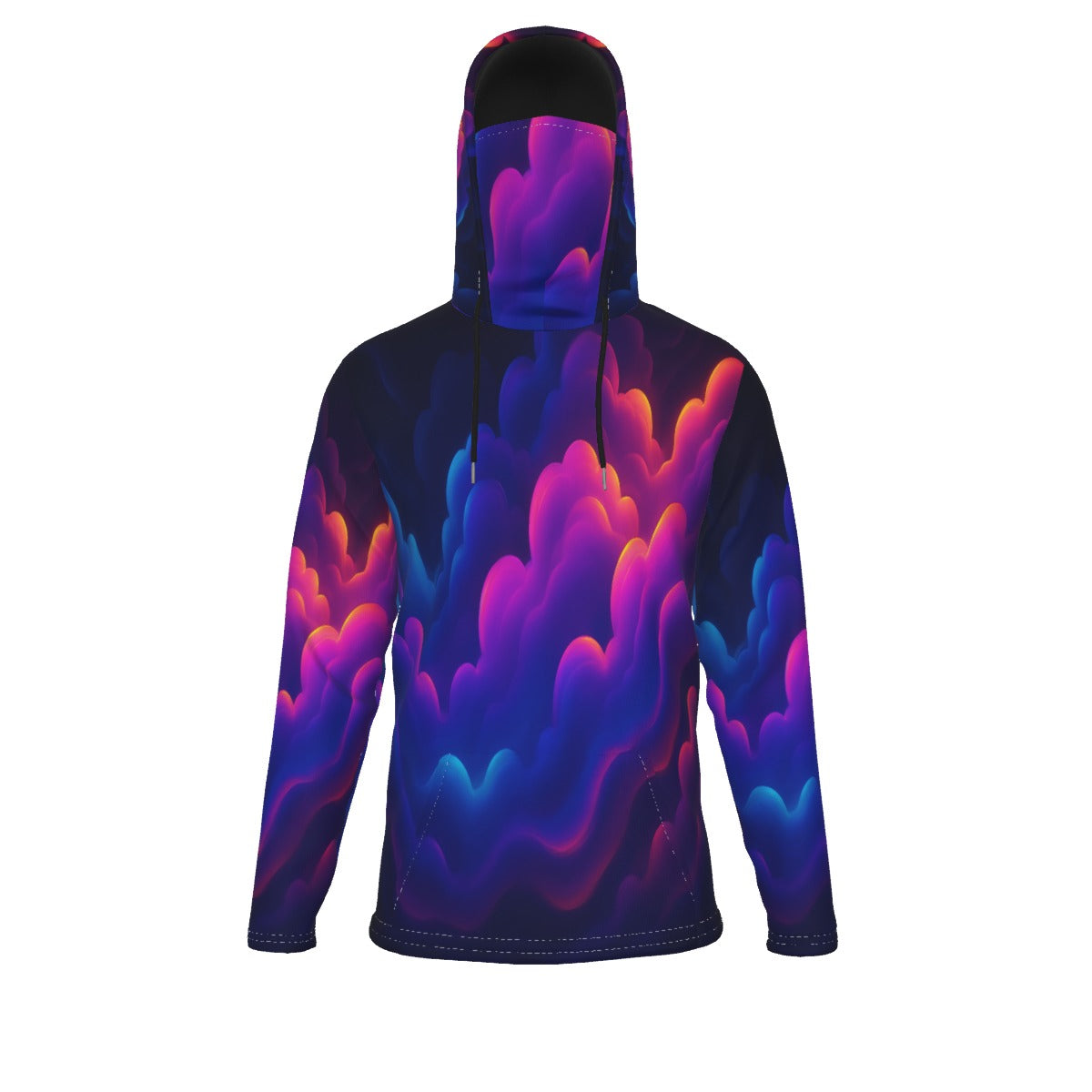 Men's Pullover Hoodie With Mask - view 1