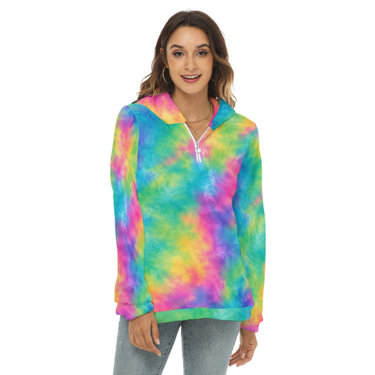 Women’s Borg-Fleece Half-Zip Hoodie - view 1