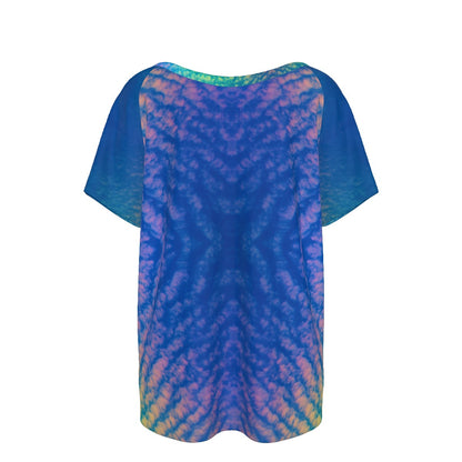 Women's Round Neck T-shirt With Raglan Sleeve