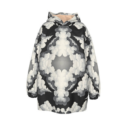 Unisex Kid's Sherpa Fleece Hoodie Blanket