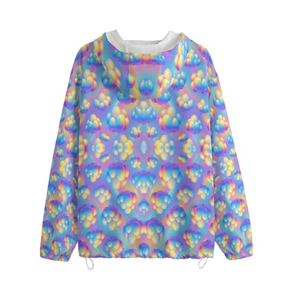 Unisex Pullover Jacket With Zipper Closure