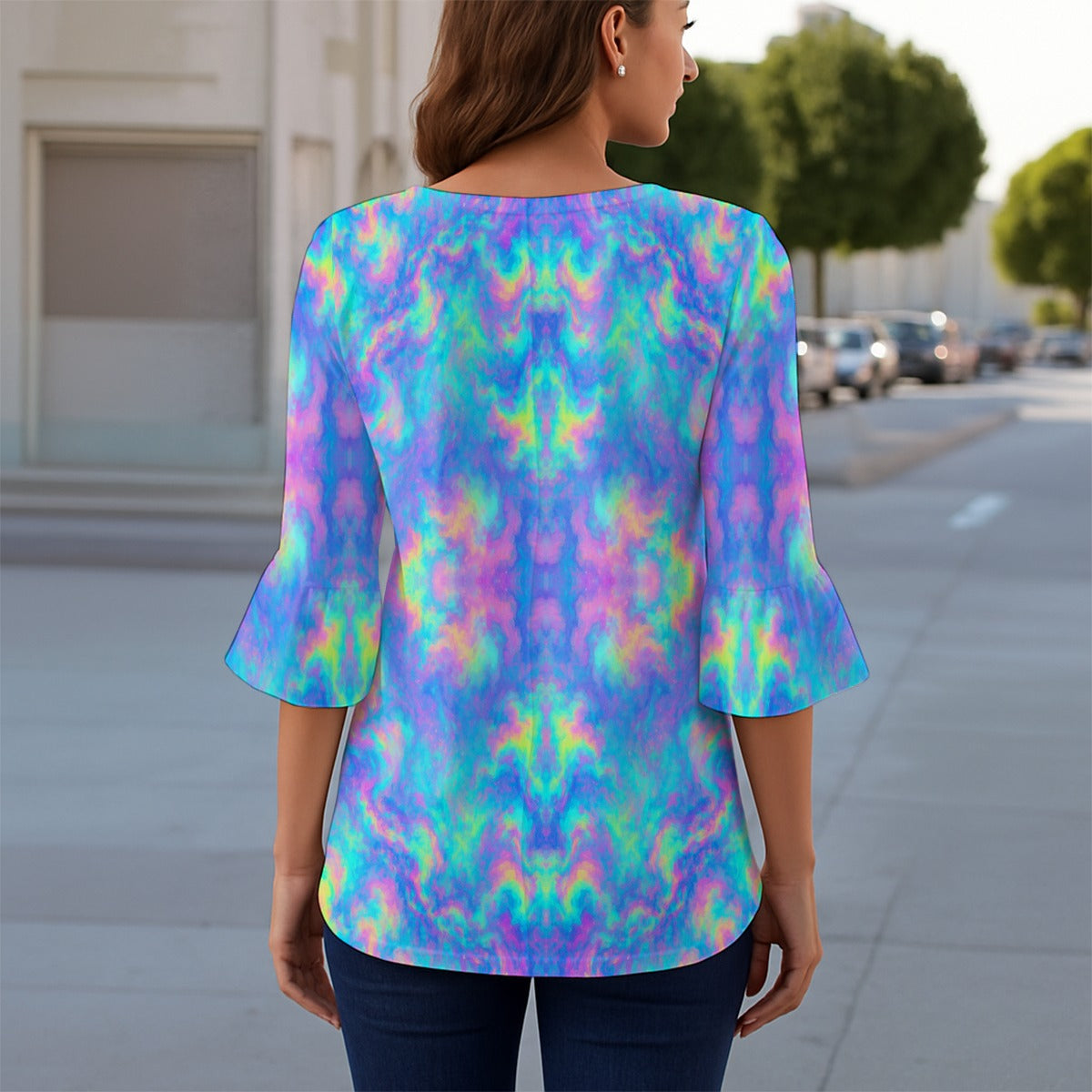 Women's T-shirt With 3/4 Sleeve