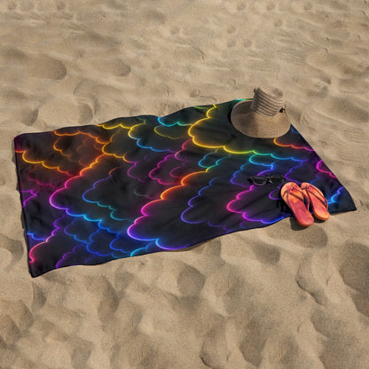 Adult Beach towel Vertical Style Printed in USA|320GSM