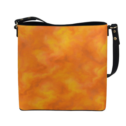 Unisex Minimalist Square Crossbody Bucket Bag