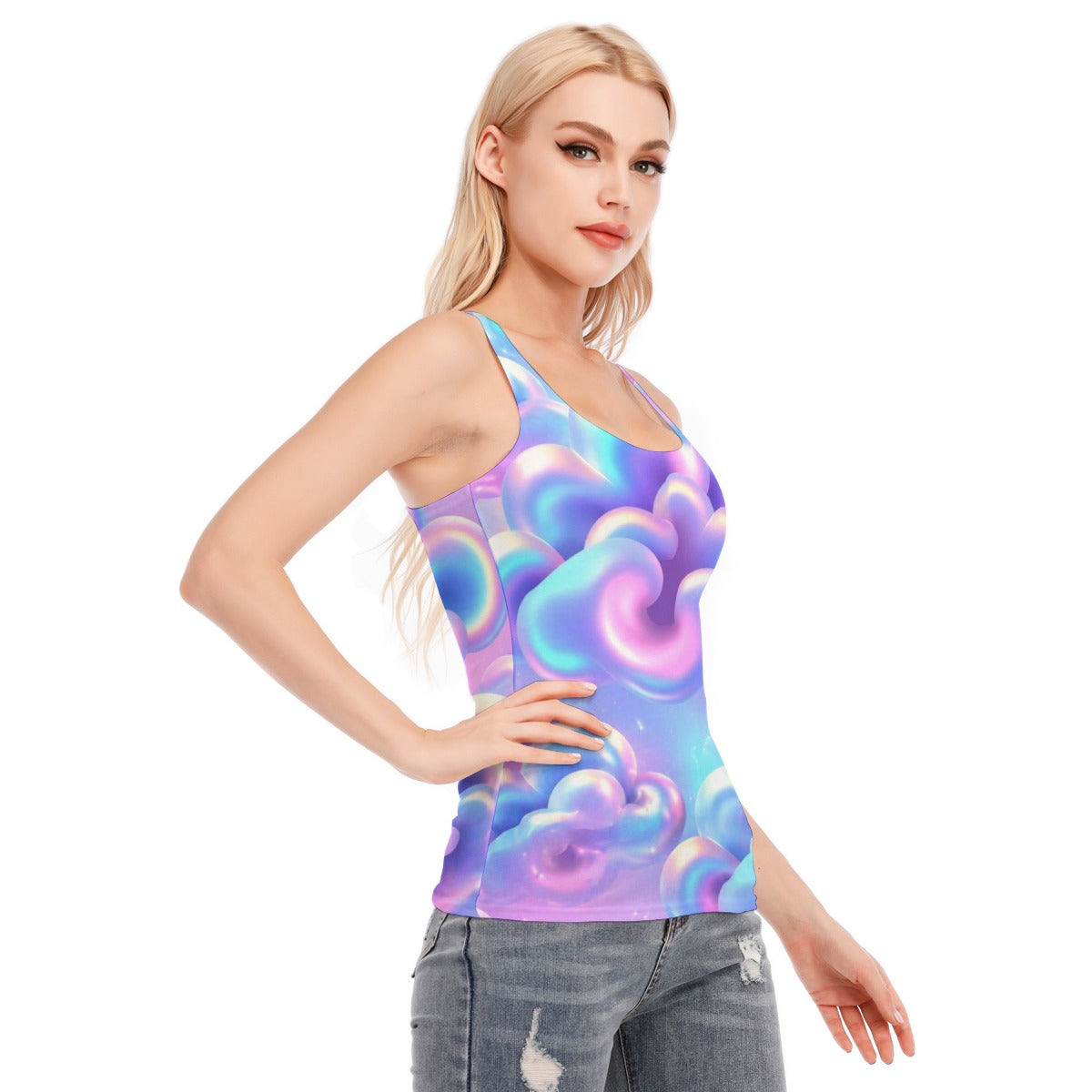 Women's Racer Vest | 190GSM Cotton