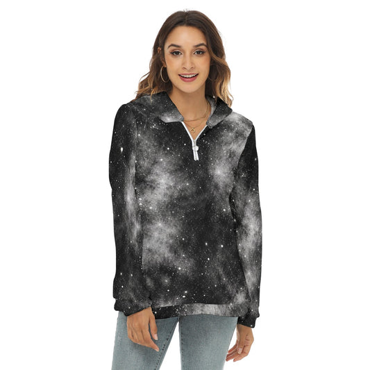 Women’s Borg-Fleece Half-Zip Hoodie - view 1