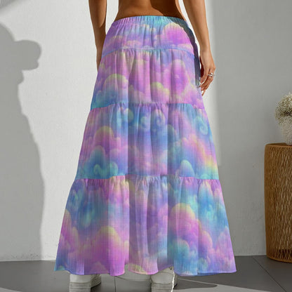 Women's Pleated Long Skirt
