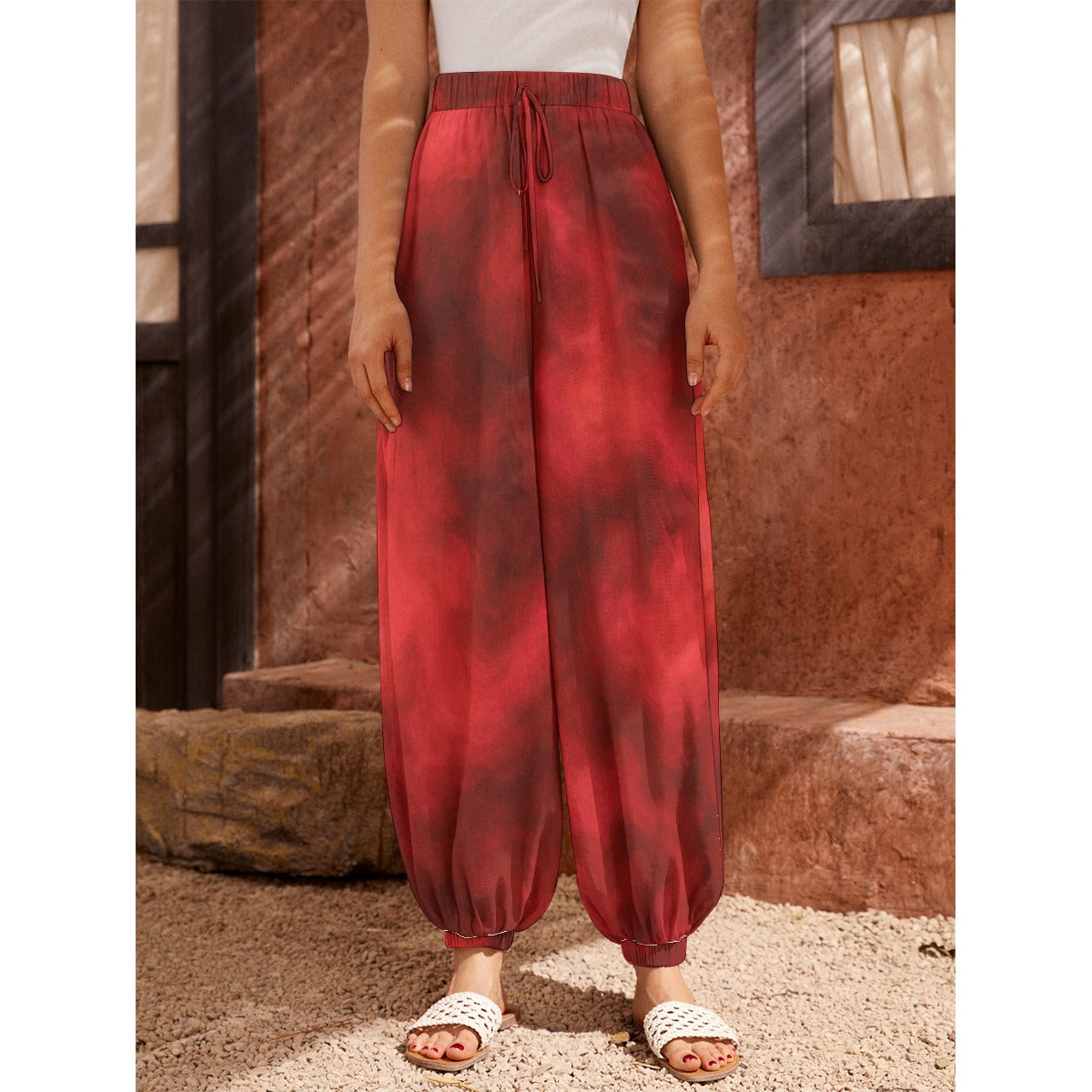 Women's Carrot Pants with Pockets