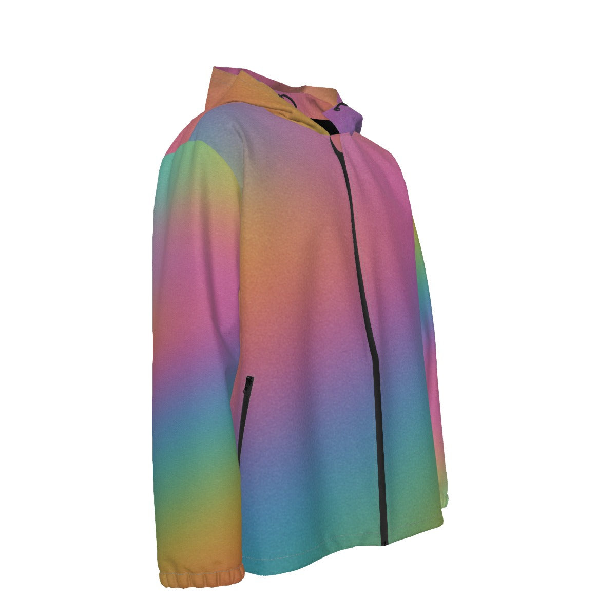 Men's Hooded Zipper Windproof Jacket