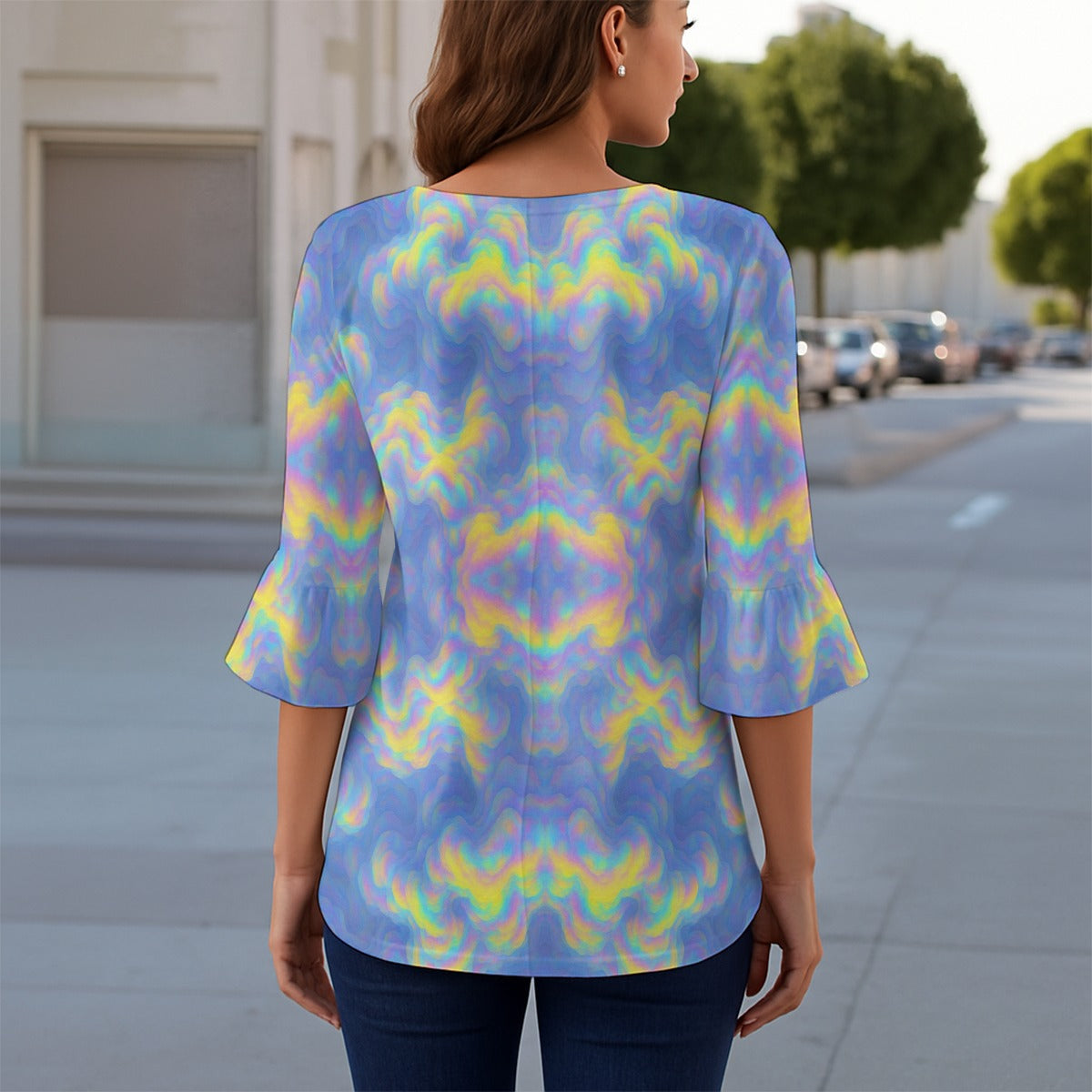 Women's T-shirt With 3/4 Sleeve