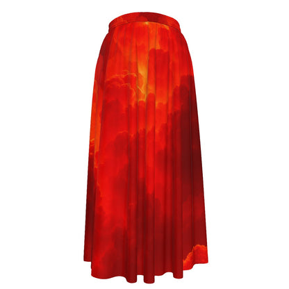 Women's Maxi Chiffon Skirts With Lining