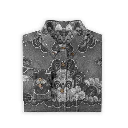 Men's Casual Lapel Long Sleeve Shirt|125GSM Cotton
