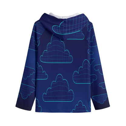 Women's Lapel Hoodie with Pocket