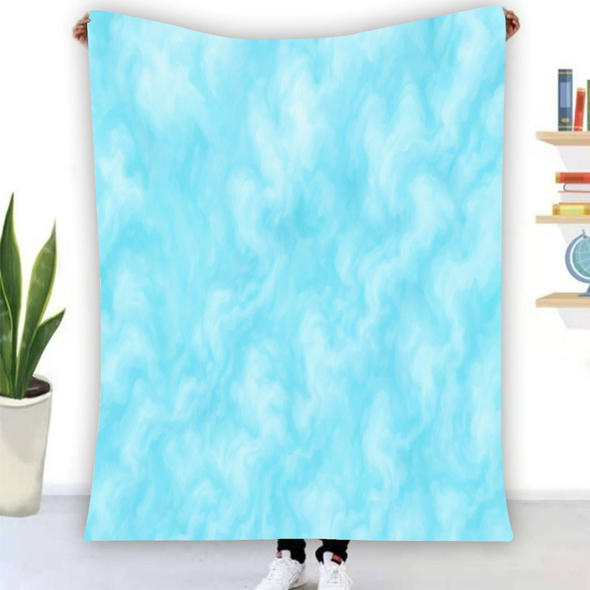 Unisex Single-Side Printing Flannel Blanket