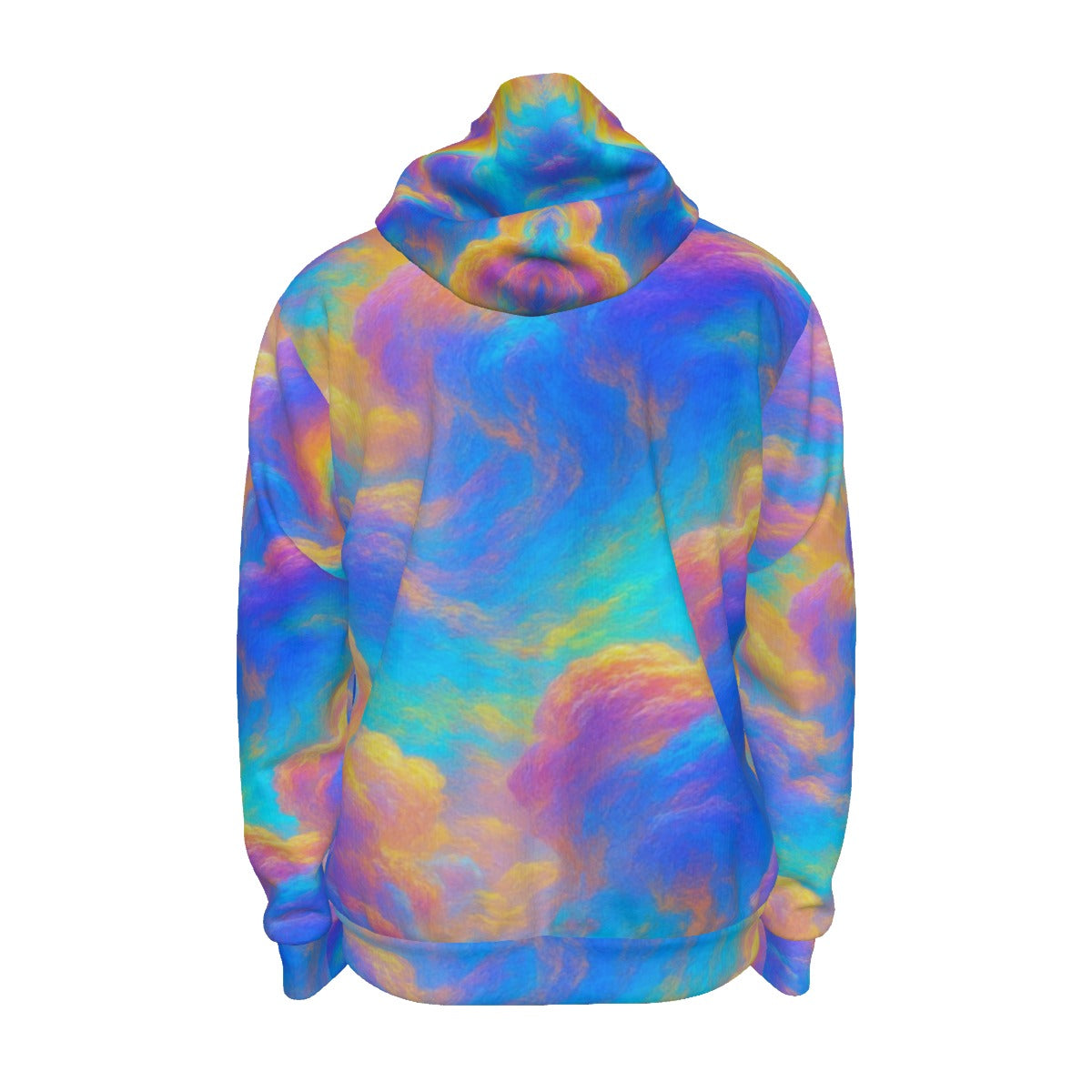 Unisex Zipper Hoodie With Black Lining