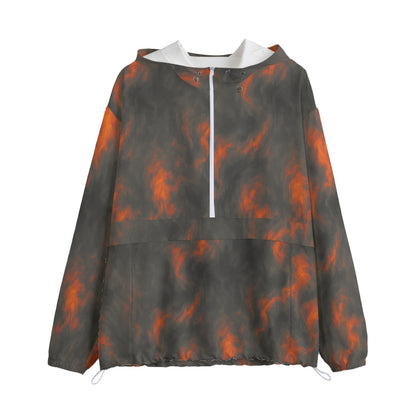 Unisex Pullover Jacket With Zipper Closure