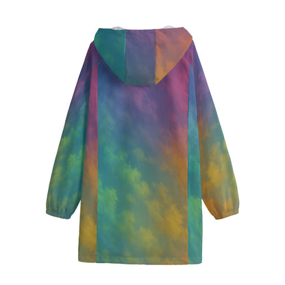 Unisex Windbreaker Long Jacket