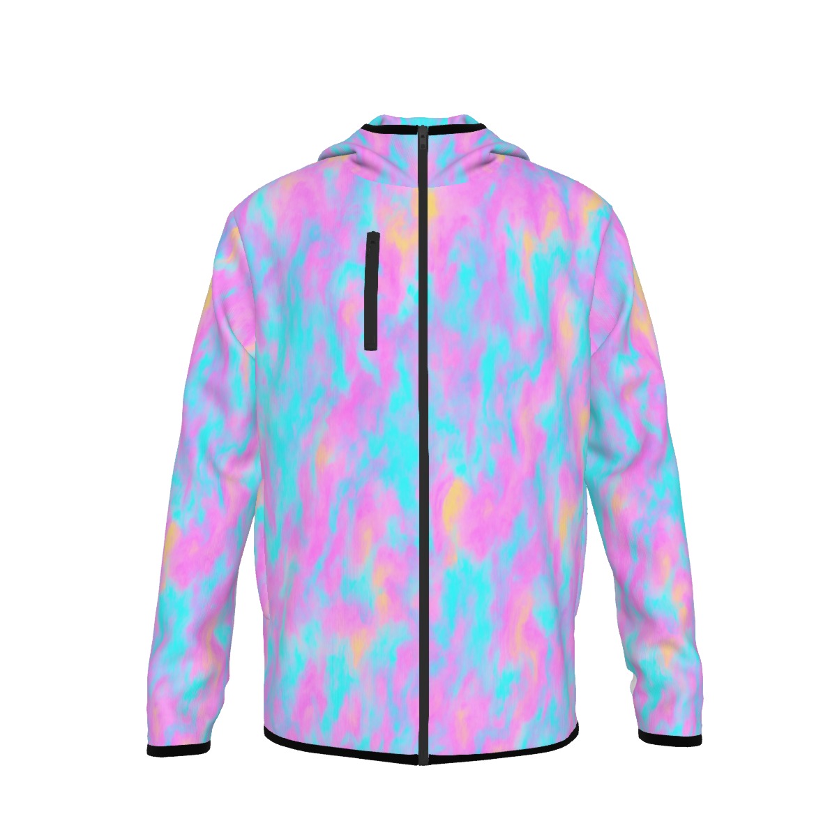 Men's Stylish Hoodie with Thumb Hole Design - view 1