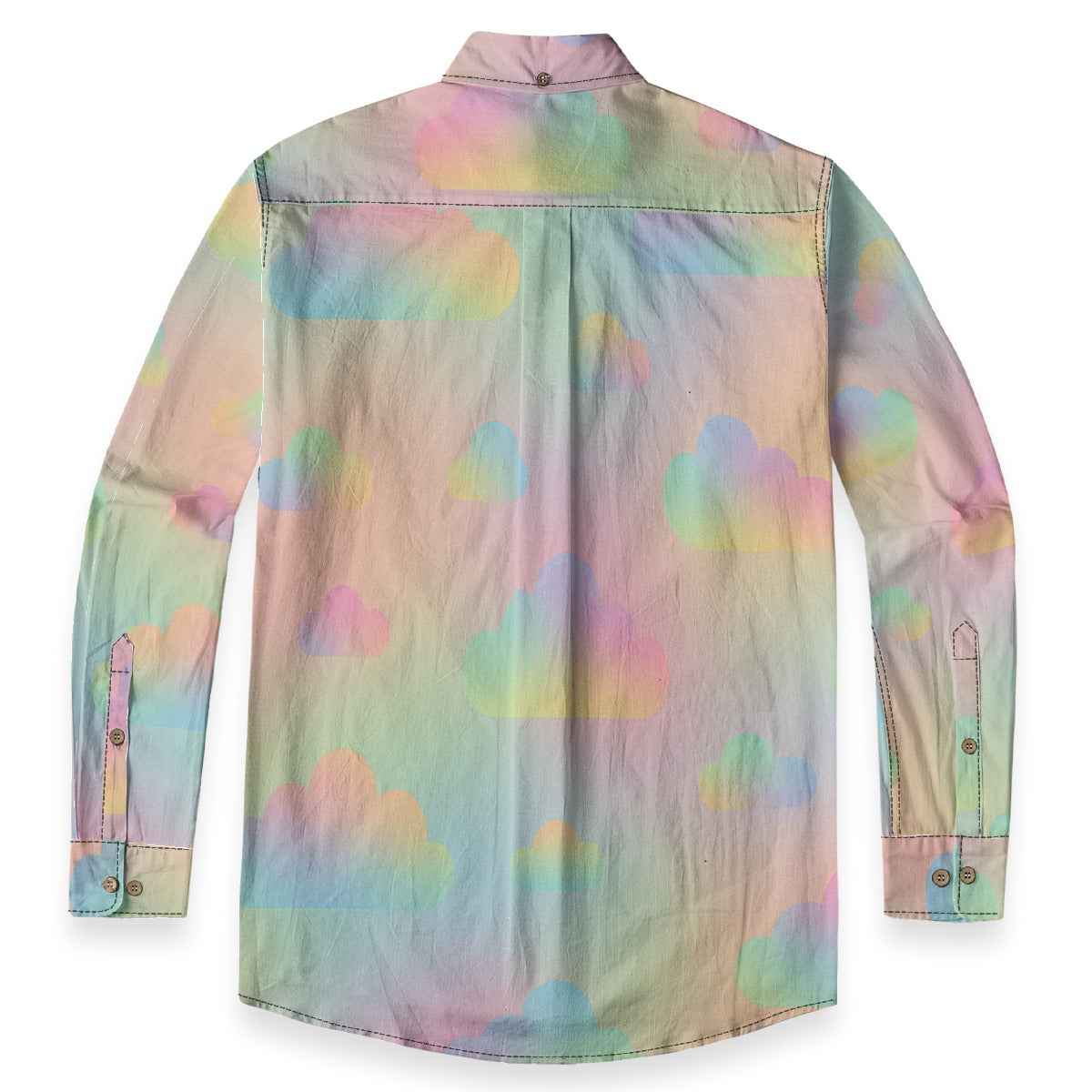 Men's Casual Lapel Long Sleeve Shirt|125GSM Cotton