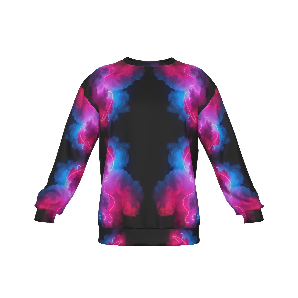 Men's Drop Shoulder Round Neck Long-Sleeved Sweatshirt