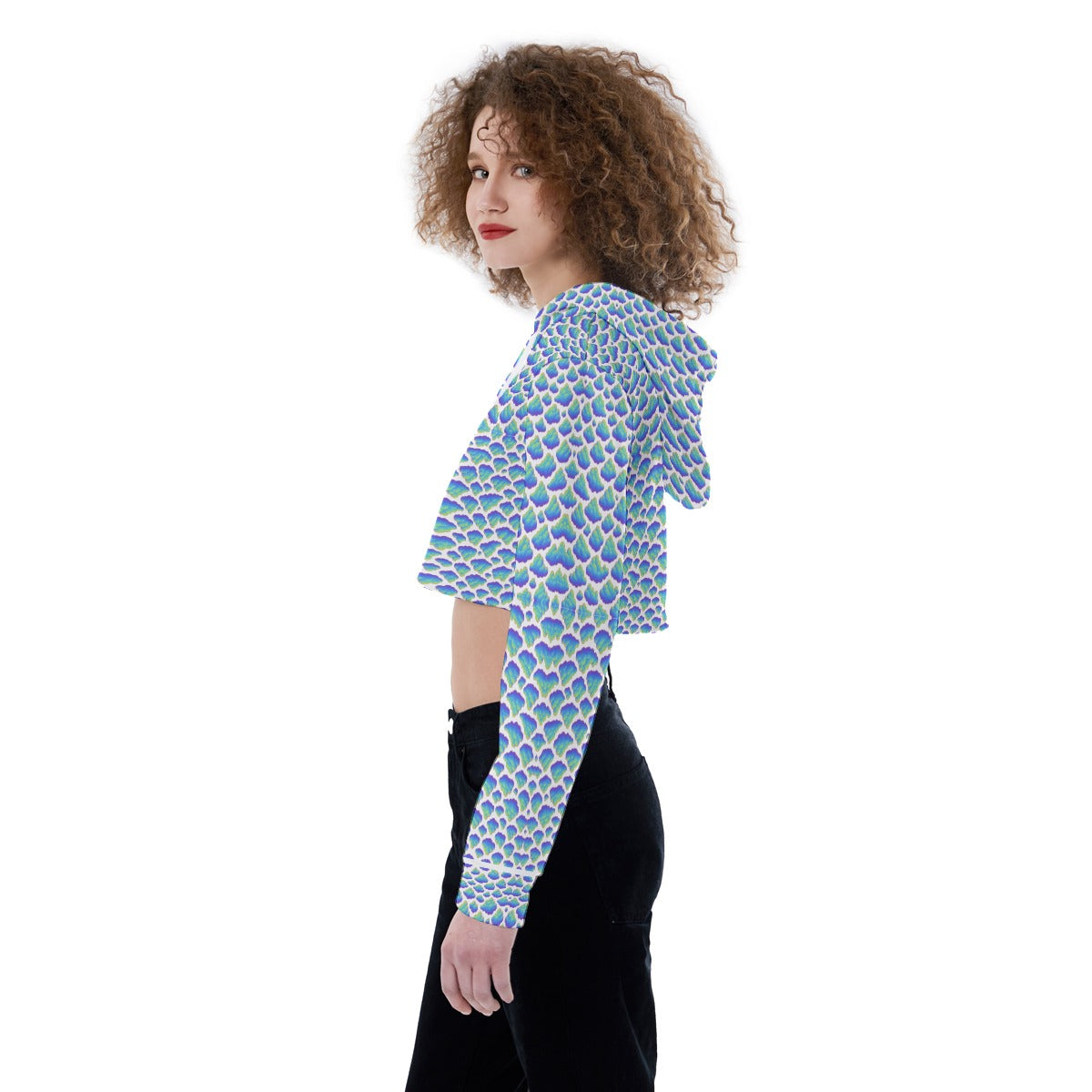 Women's Crop Top Hoodie