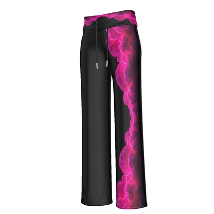 Women's High-waisted Straight-leg Trousers