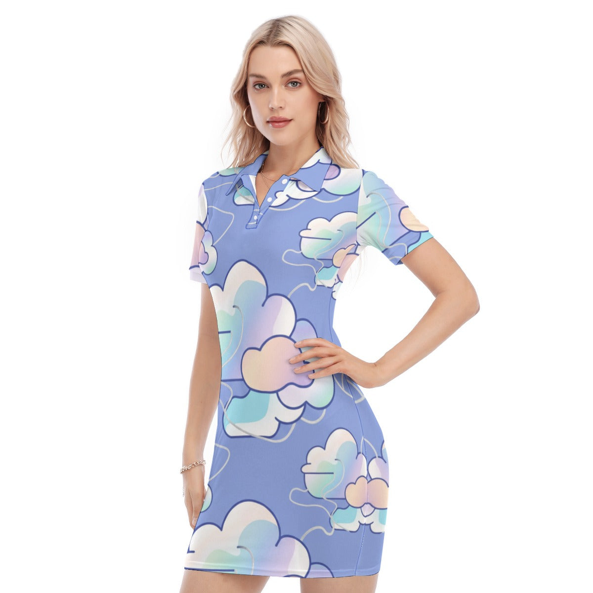 Women's Polo Collar Dress