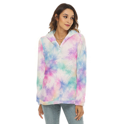 Women’s Borg-Fleece Half-Zip Hoodie - view 3