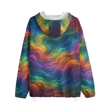 Unisex Pullover Jacket With Zipper Closure